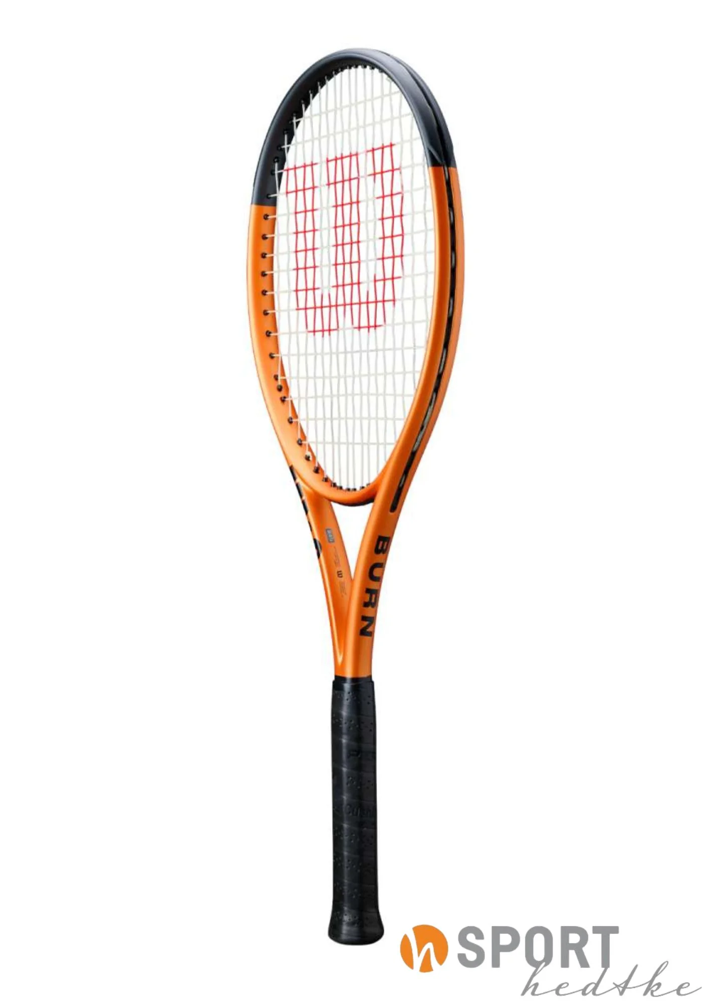 Wilson Burn 100S v6.0 Tennisschläger – orange/schwarz – besaitet