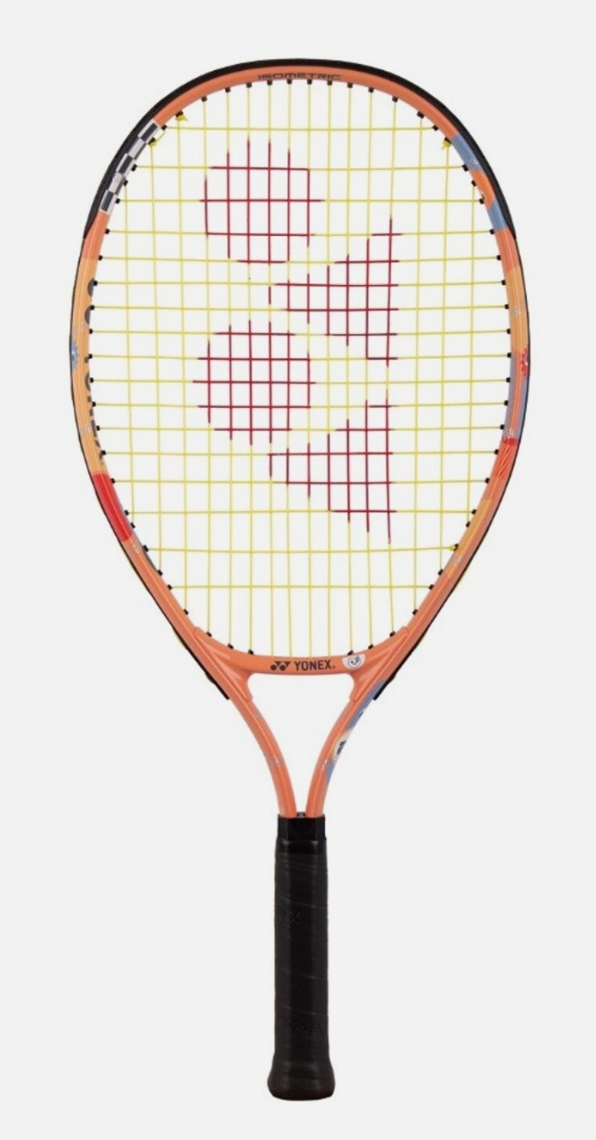 Yonex Kinder Tennisschläger 02Junior ALU 23 Coral Orange - besaitet -