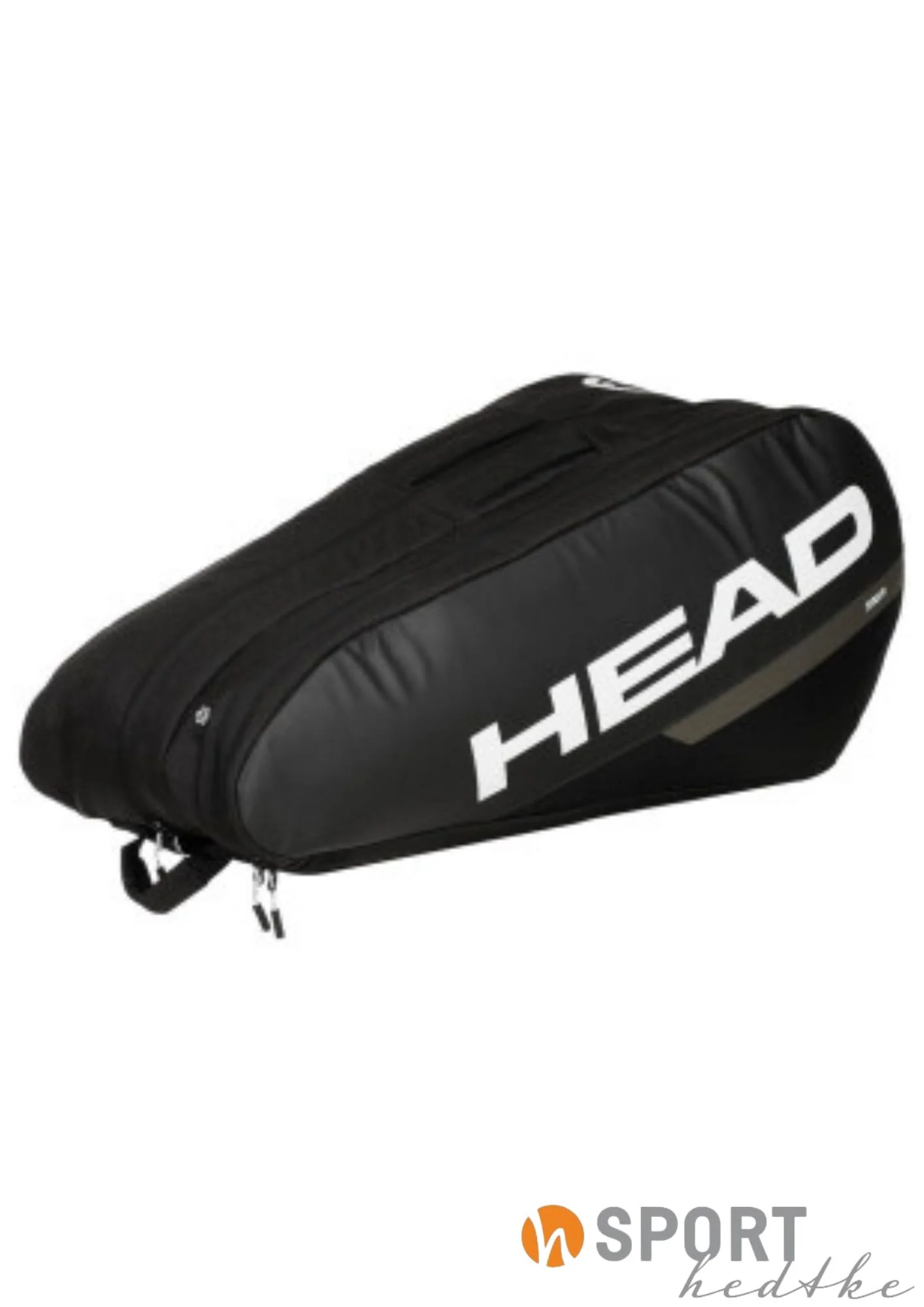 HEAD TOUR Racquet bag L BKWH / schwarz / orange / pink - Schlägertasche / Rucksack Tennis