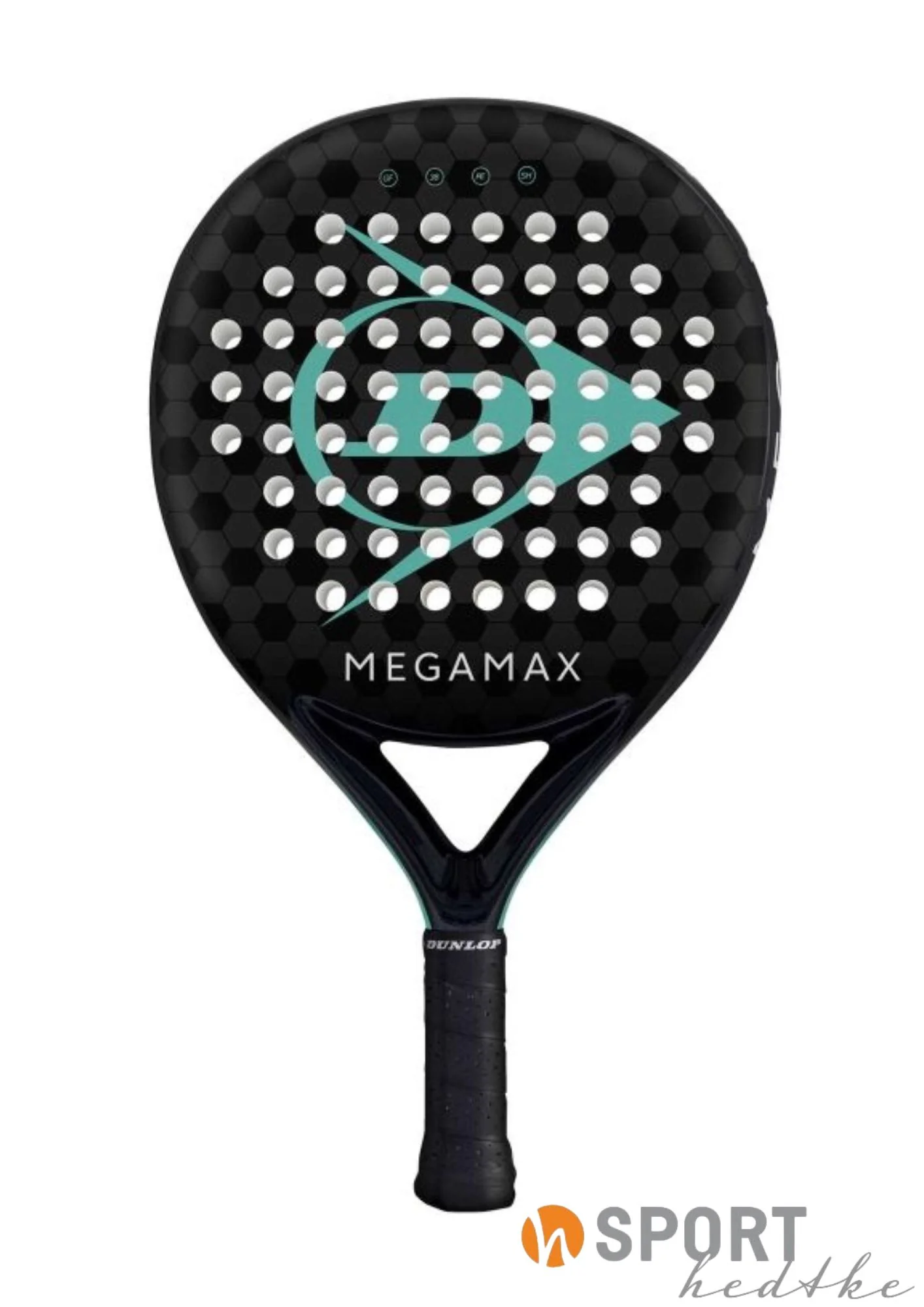 Dunlop MEGAMAX 25 Padelschläger schwarz / blau / grün