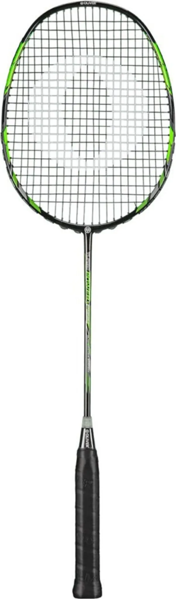 Produktbild Oliver Badmintonschläger P990 Turbo Power Dual Matrix System - 88 g – schwarz/gelb/grün – besaitet