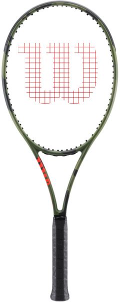 Wilson Blade 98L CAMO Tennisschläger – Schwarz/Grün/Camo – unbesaitet